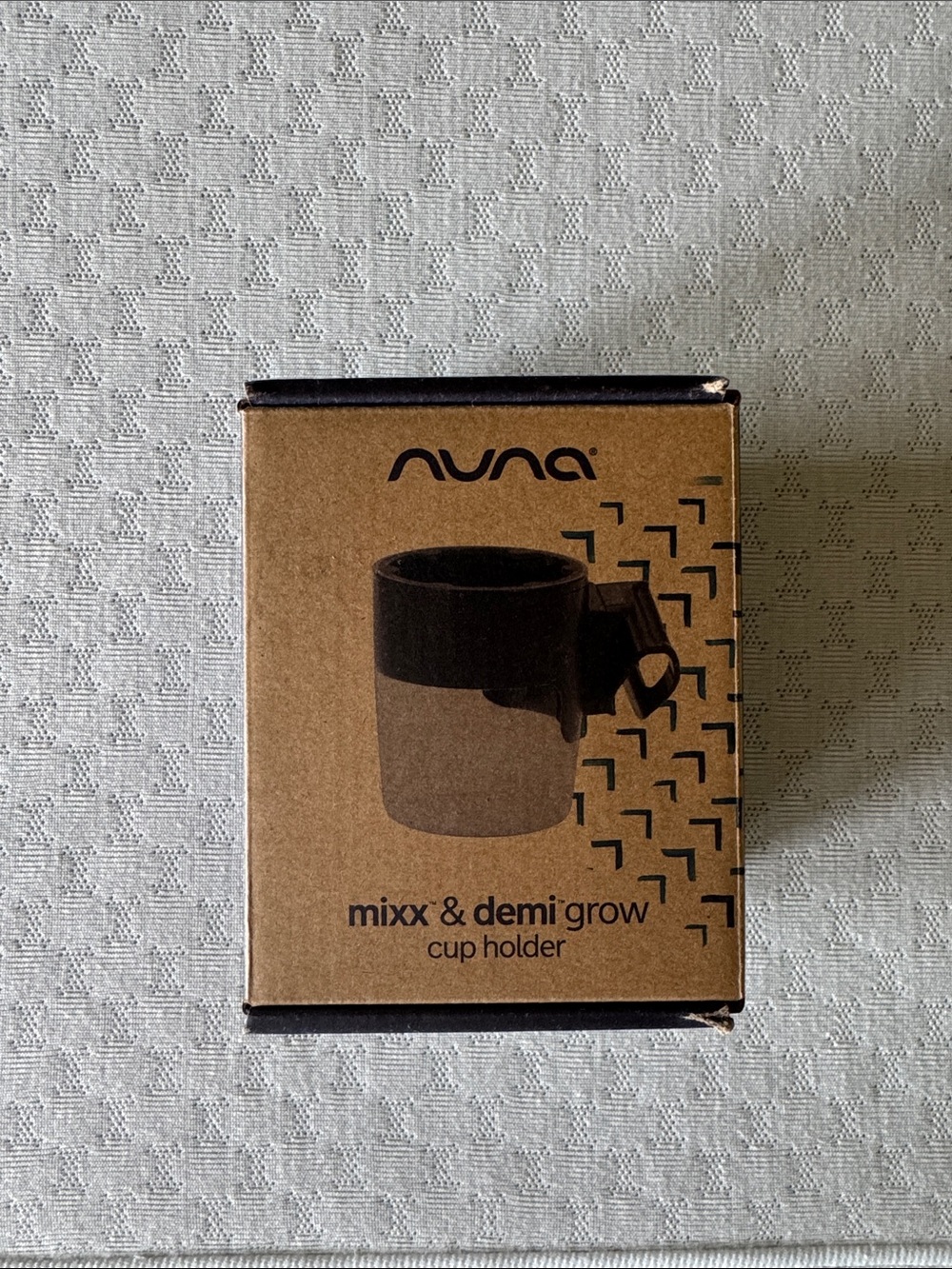 Nuna Mixx & Demi Grow Cup Holder - Black/Clear - Picture 4 of 5